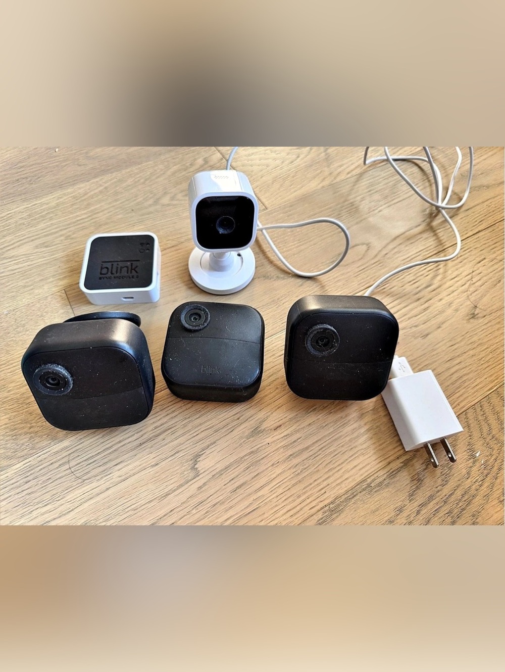 Blink Home Security Camera System Bundle with Sync Module Camera Accessories Lot